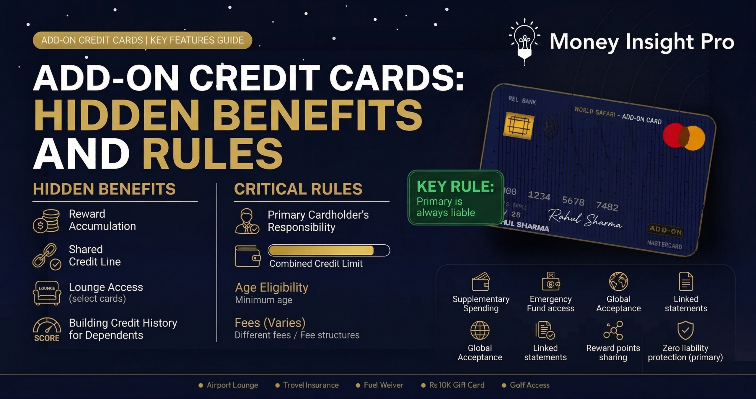 Add-On Credit Cards Hidden Benefits and Rules