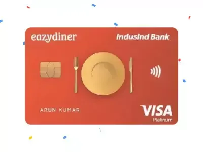 IndusInd EazyDiner Platinum Credit Card fees and charges
