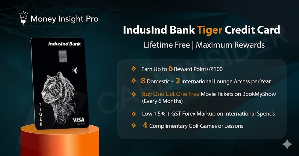 IndusInd Tiger Credit Card Benefits