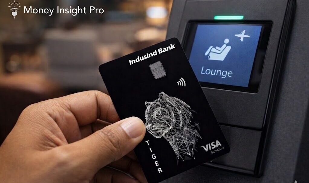 IndusInd Tiger Credit Card lounge access