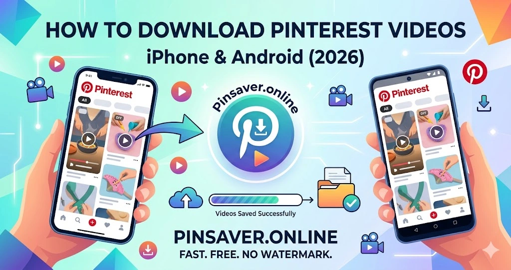 How to Download Pinterest Videos on iPhone & Android (2026) — Pinsaver.online